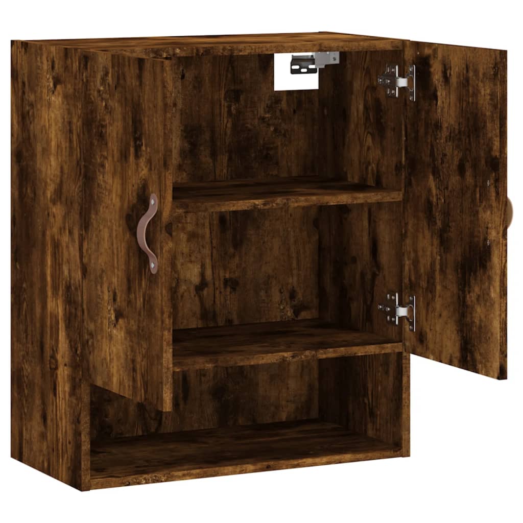 Wall Cabinet Smoked Oak 60x31x70 cm Engineered Wood